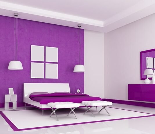 Purple two-colour combination