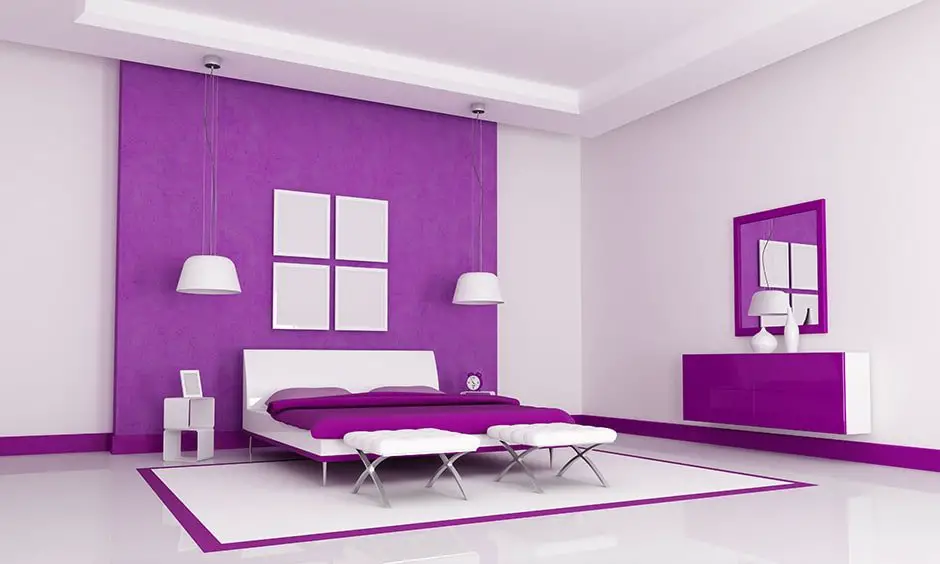 Purple two-colour combination