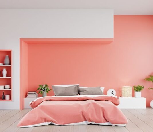 Two-Color Combination for Bedroom Walls